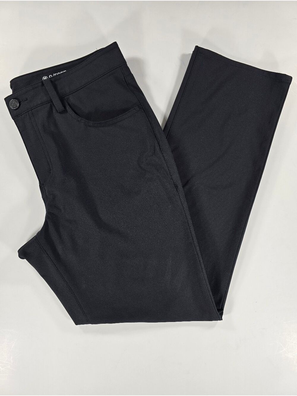 G FORE Tour 5 Pocket Golf Pants Mens 32x28 Black Performance Stretch Straight